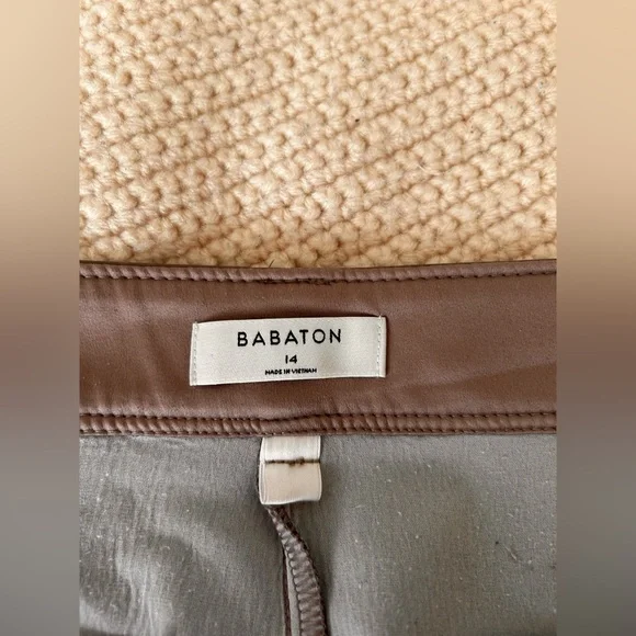 Babaton cropped vegan leather pant - Picture 6 of 12